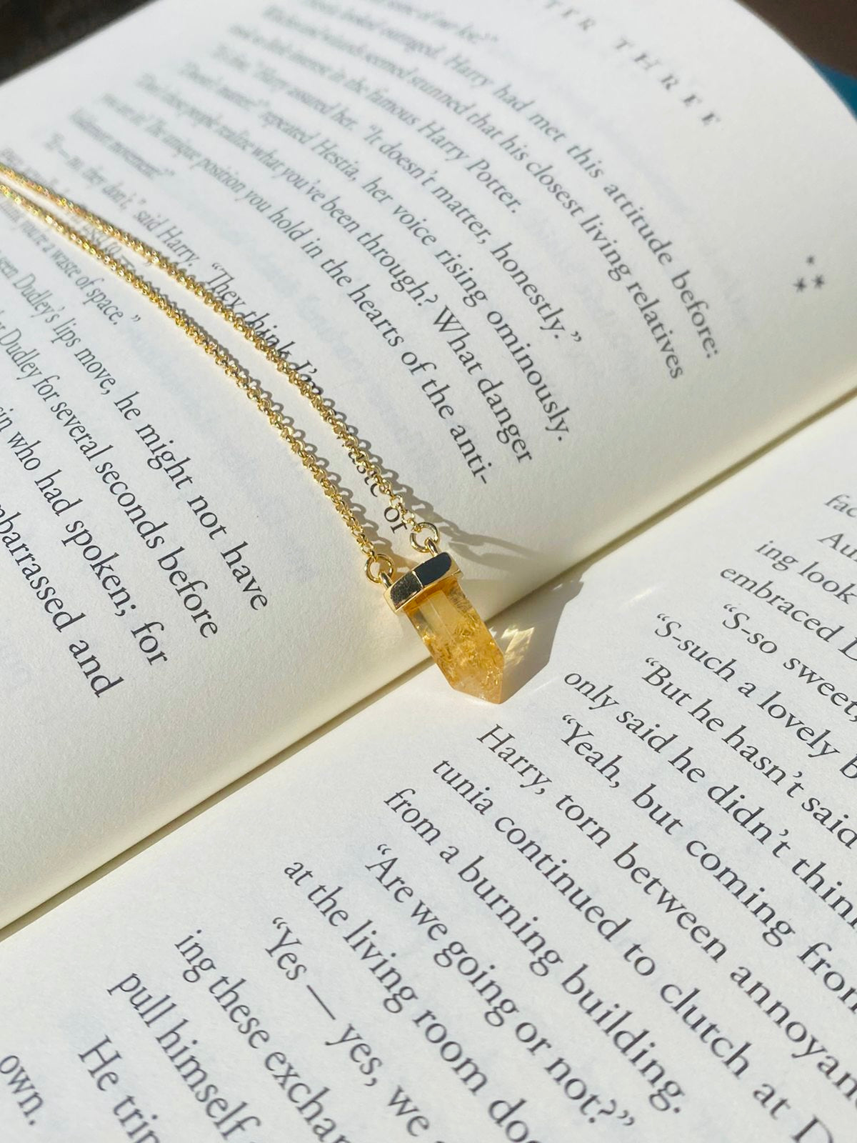 Conjunto Amuleto Citrino *20% OFF PRESALE*