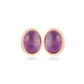 Amethyst Earrings | 18K Gold Plated