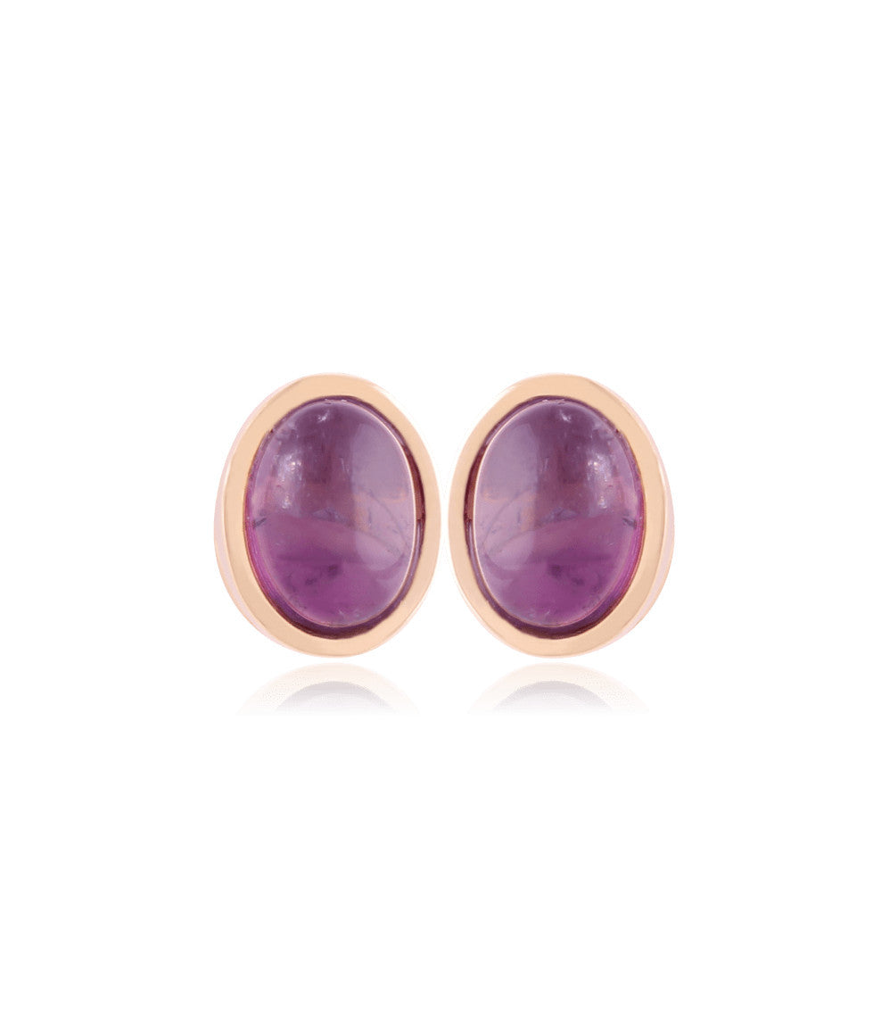 Amethyst Earrings | 18K Gold Plated