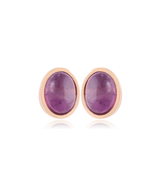 Amethyst Earrings | 18K Gold Plated