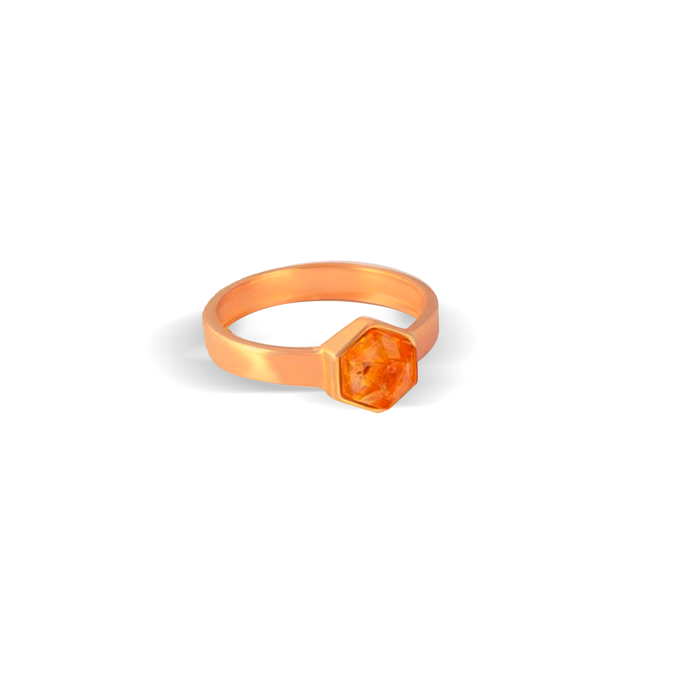 Citrine Ring | 18k Gold Plated | Natural Stone
