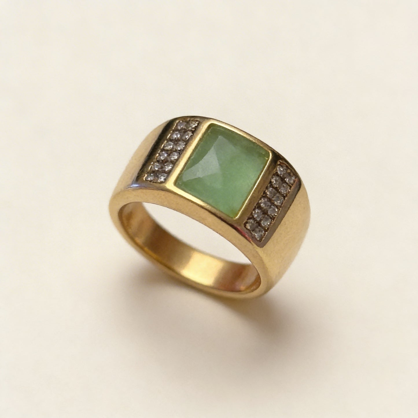 Ring It's Aventurine | 18K Gold Plated | Natural Stone