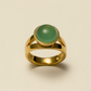 Anel It's Aventurine | 18K Gold Plated | Natural Stone