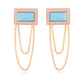Turquoise Feldspar Earrings