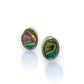 Abalone Earrings | 18K Gold Plated | Natural Stone